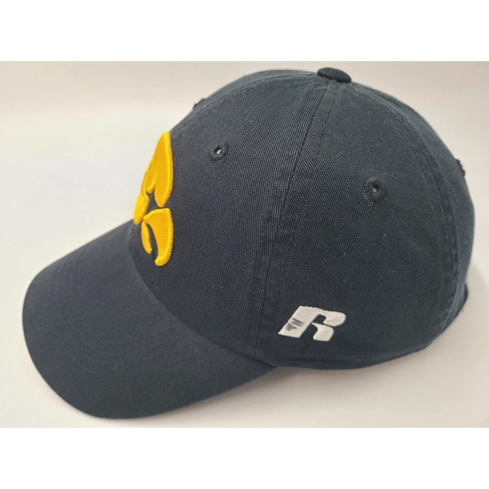 University of Iowa Hawkeyes Russell Strapback Adjustable‎ (Fits Small) Hat Cap